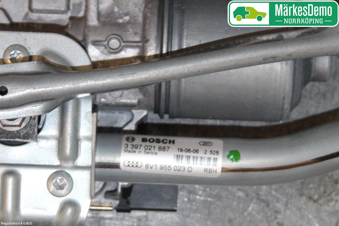 Audi A3/S3 8V 13-20 Torkarmekanism Vindruta