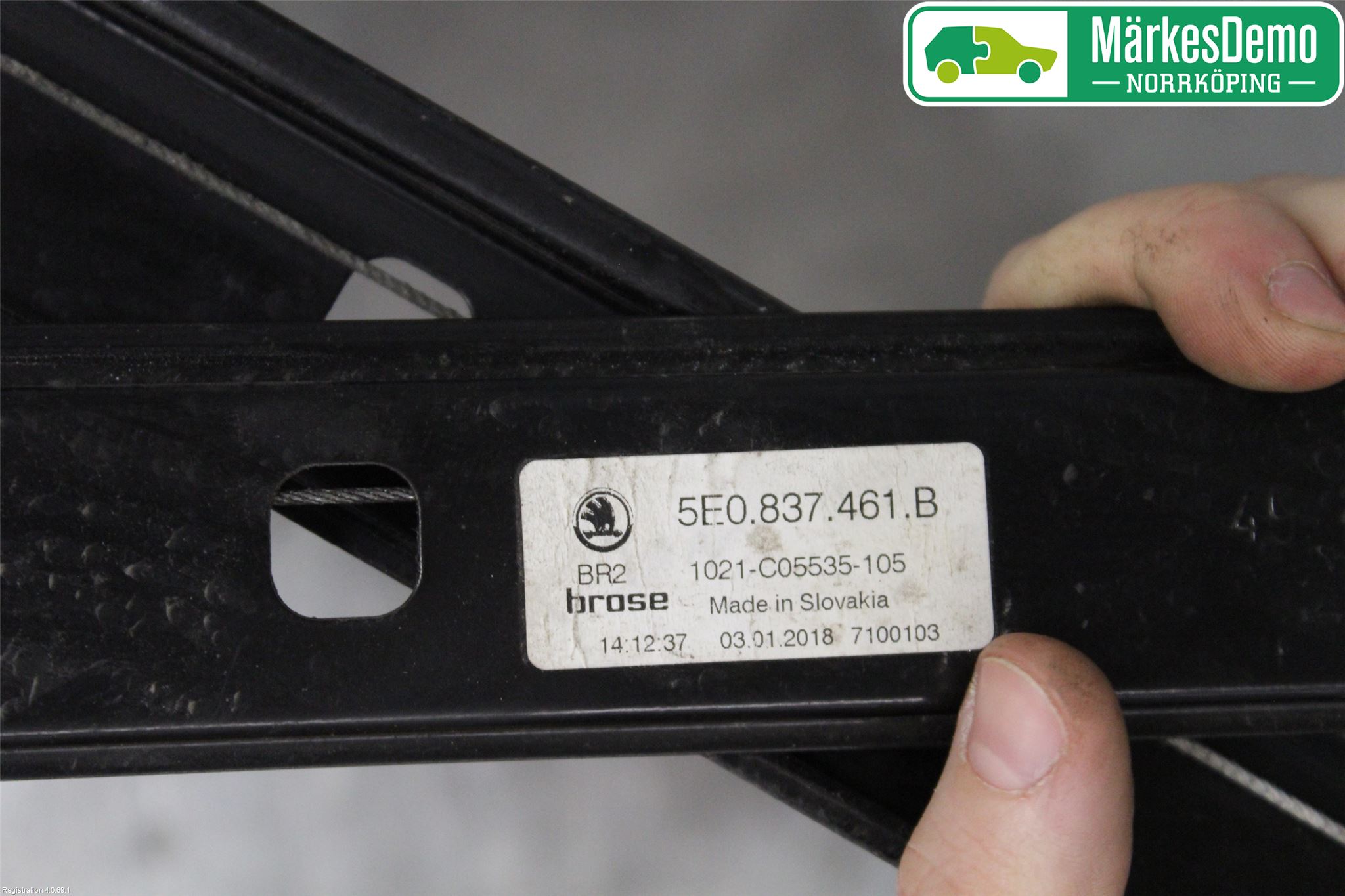 Skoda OCTAVIA (5E) 13-20 Fönsterhiss El Kompl