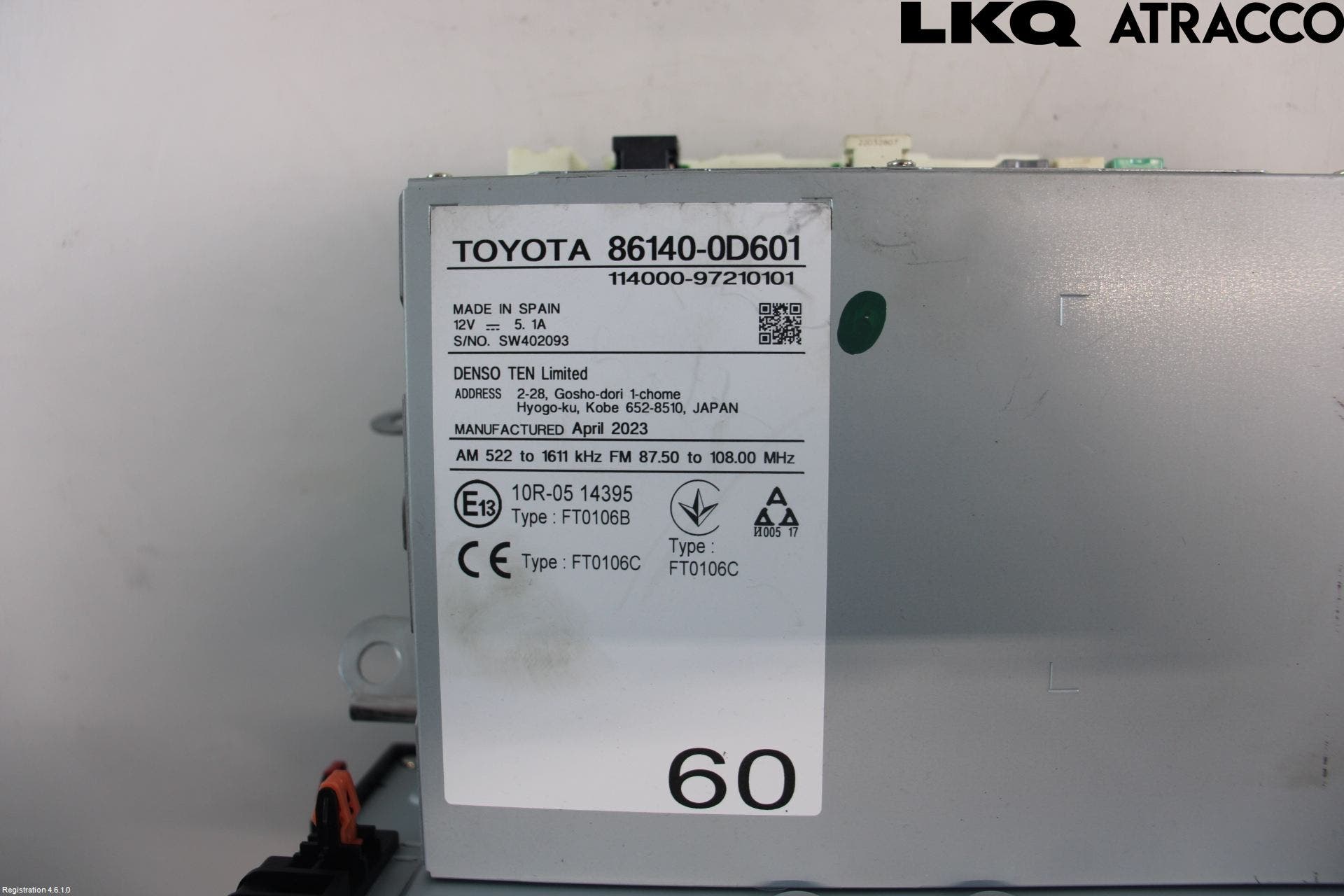 Toyota YARIS CROSS XP21 21- Cd Radio - Multimediapanel