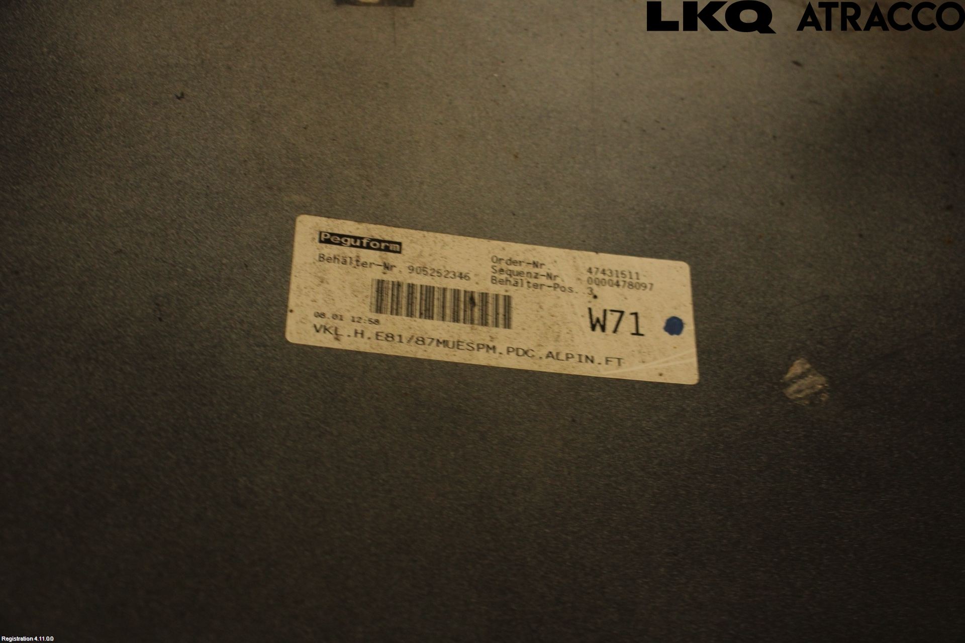 BMW 1 E87/81 5D/3D 03-11 Stötfångarbeklädnad Bak