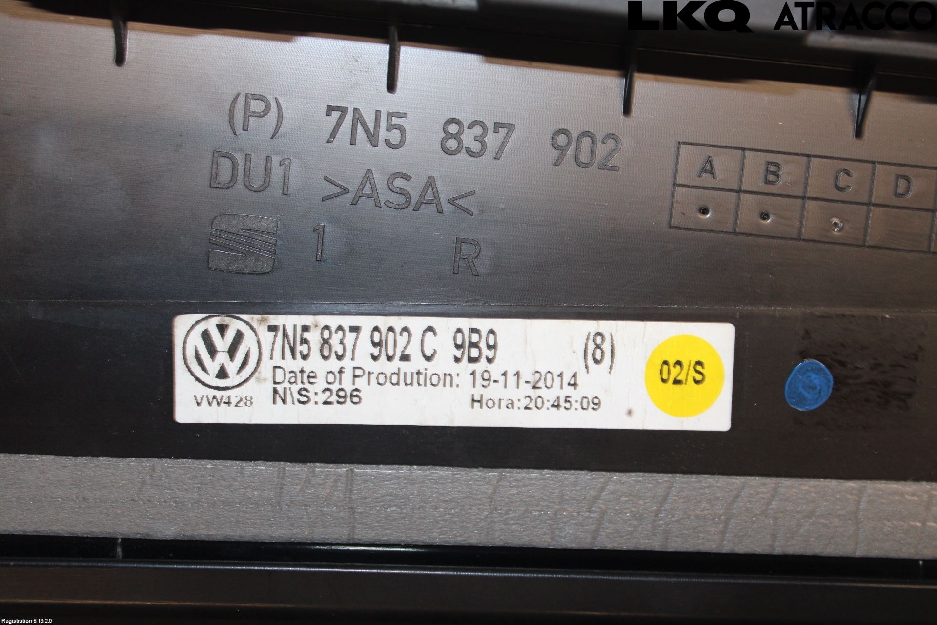 Seat ALHAMBRA 11- Dörr Dekorlist Fram Hö