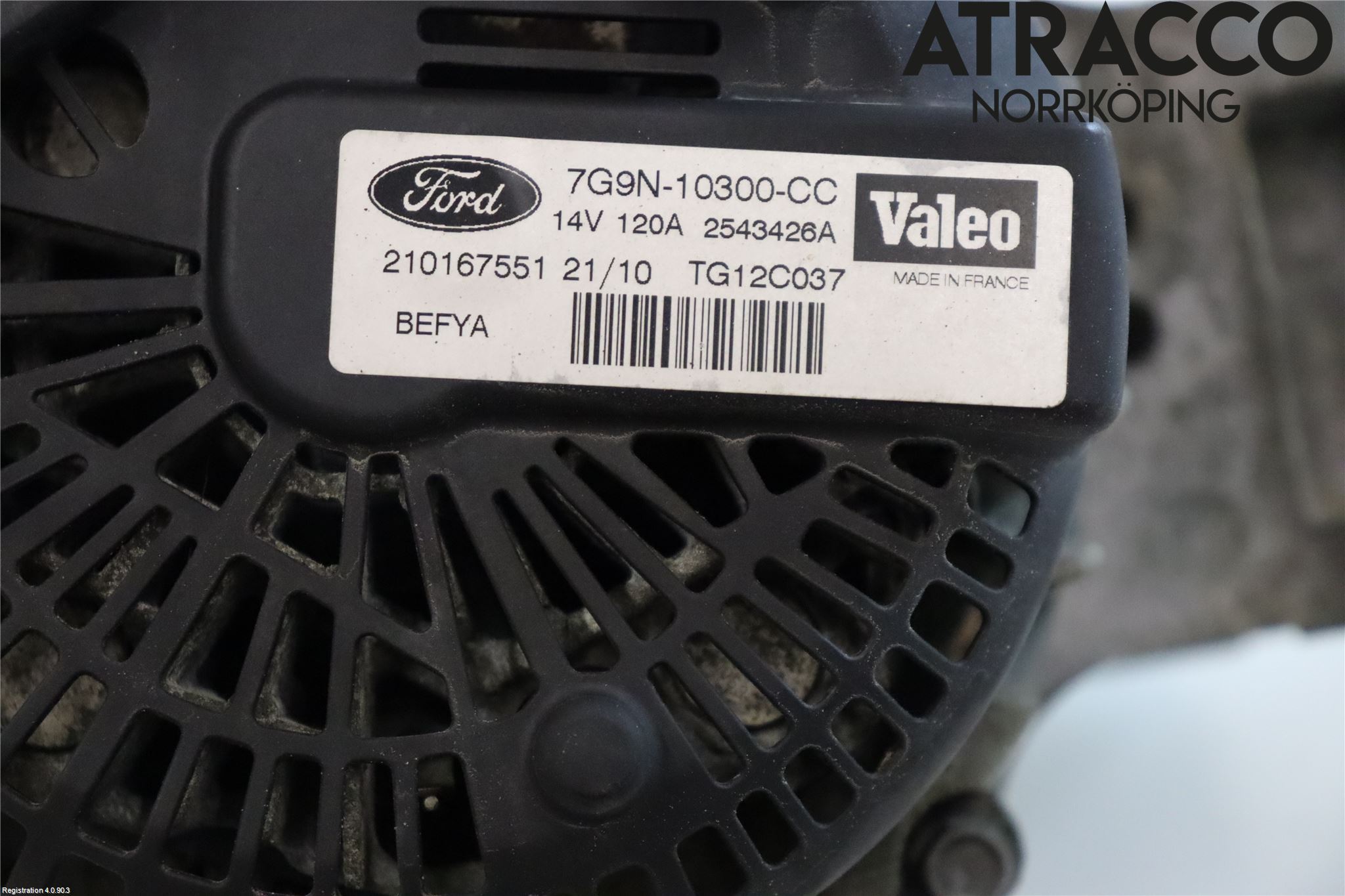 Ford FIESTA 09-12 Generator