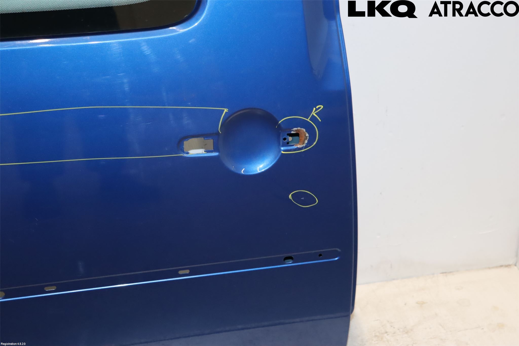 Volkswagen VW CADDY 11-15 Dörr Sido-Skjutdörr Vä