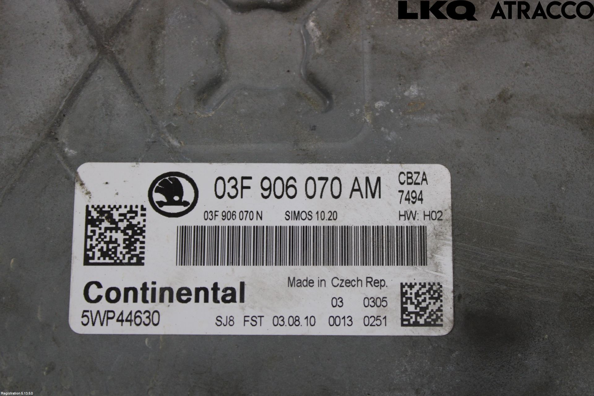 Skoda FABIA 07-14 Styrenhet Insprut Bensin