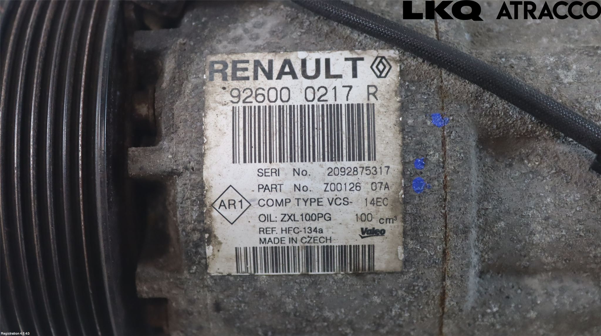 Renault CLIO IV 12-16 Ac Kompressor