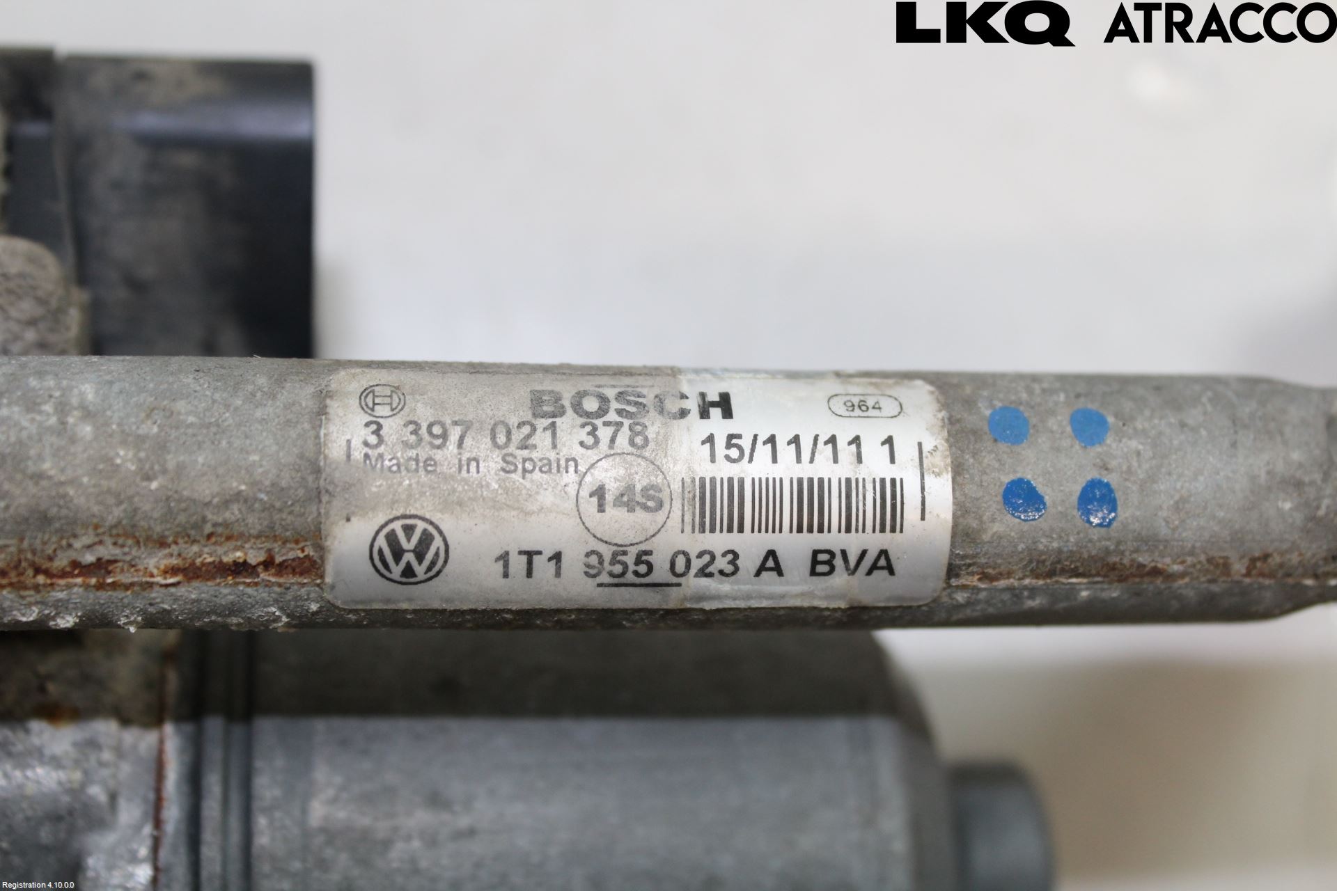 Volkswagen VW CADDY 11-15 Torkarmekanism Vindruta