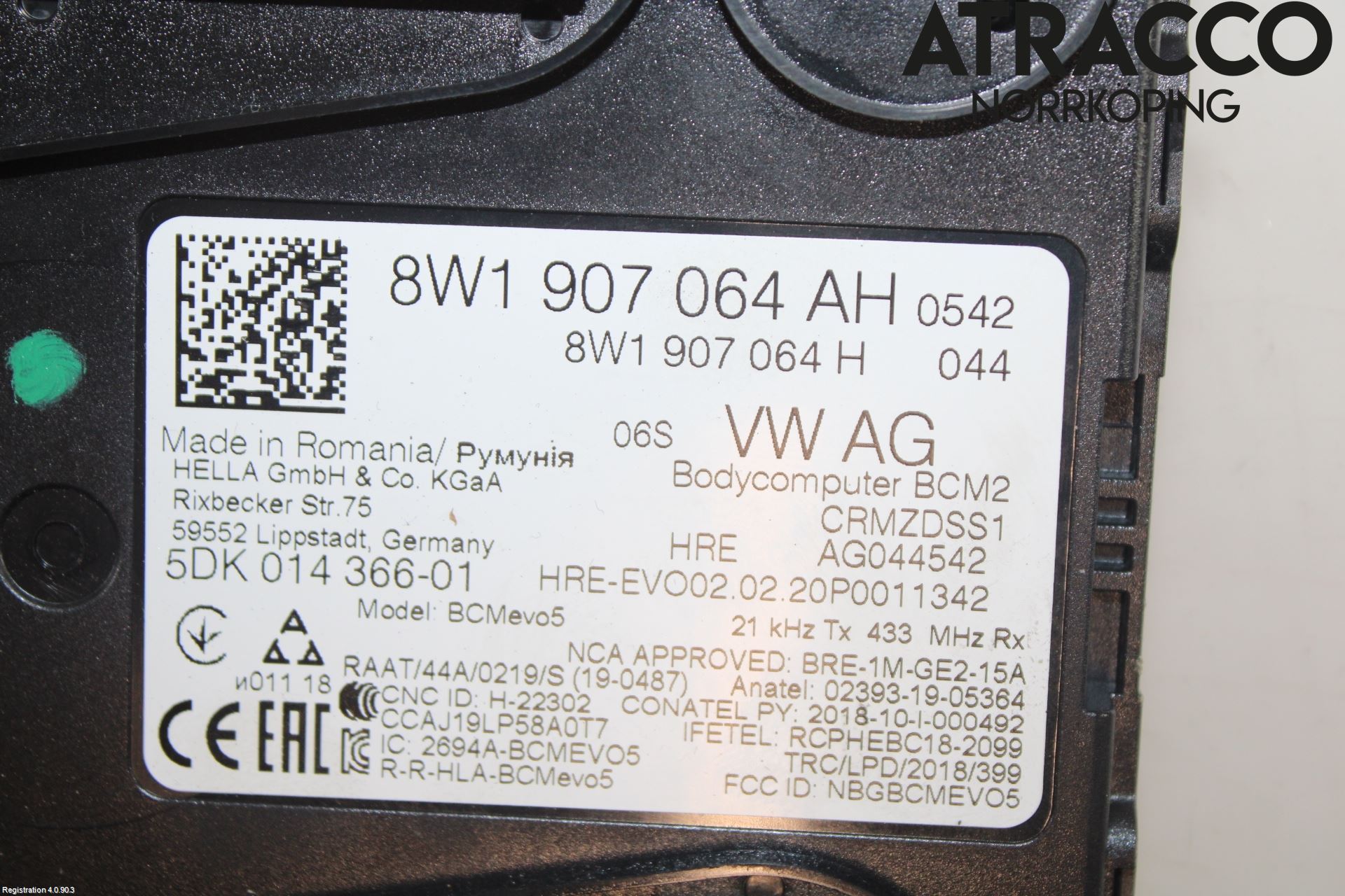 Audi E-TRON, S GE 19- Komfort Styrdon