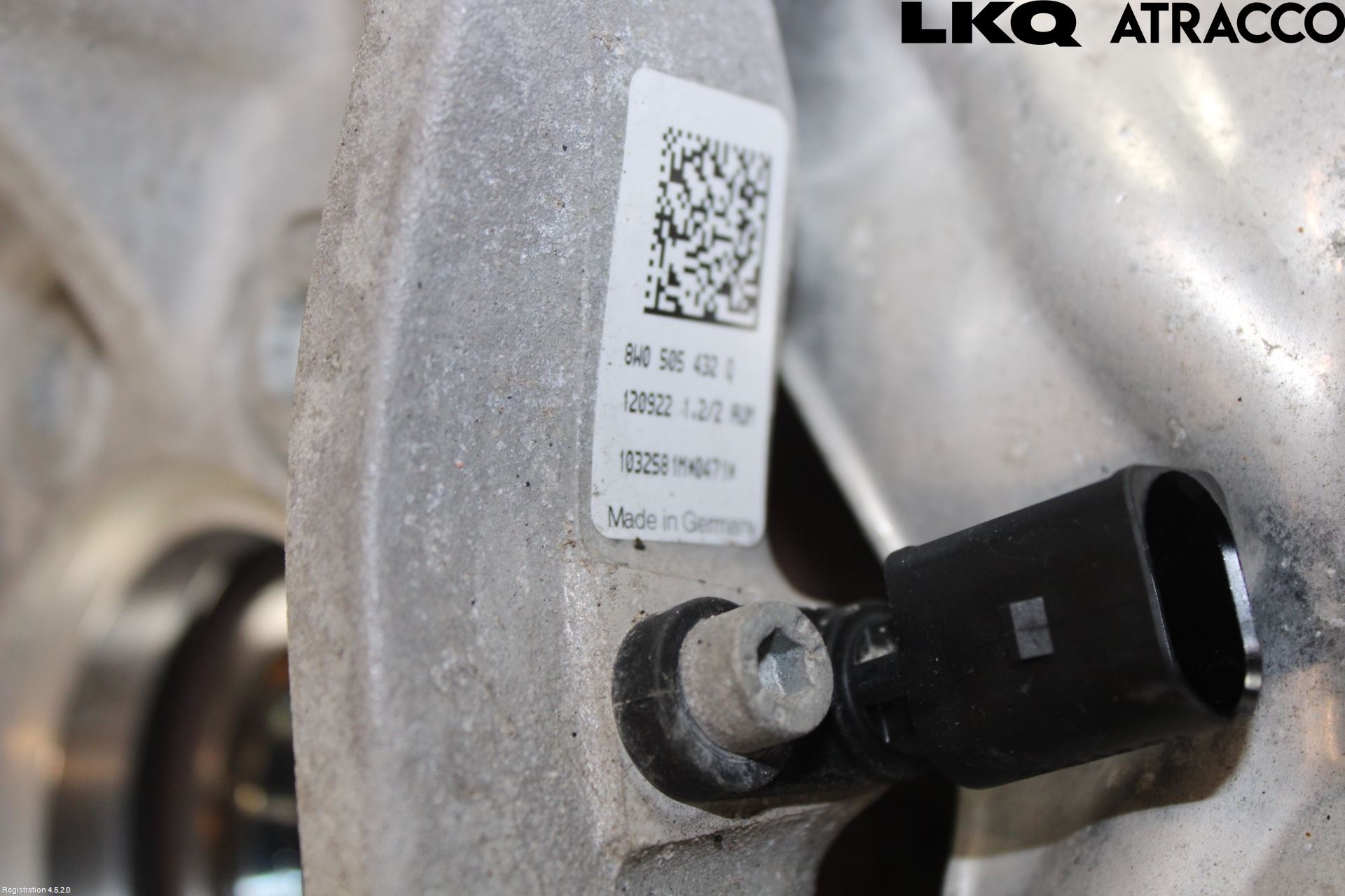 Audi A4/S4 B9 20- Hjullagerhus-Spindel Hö B