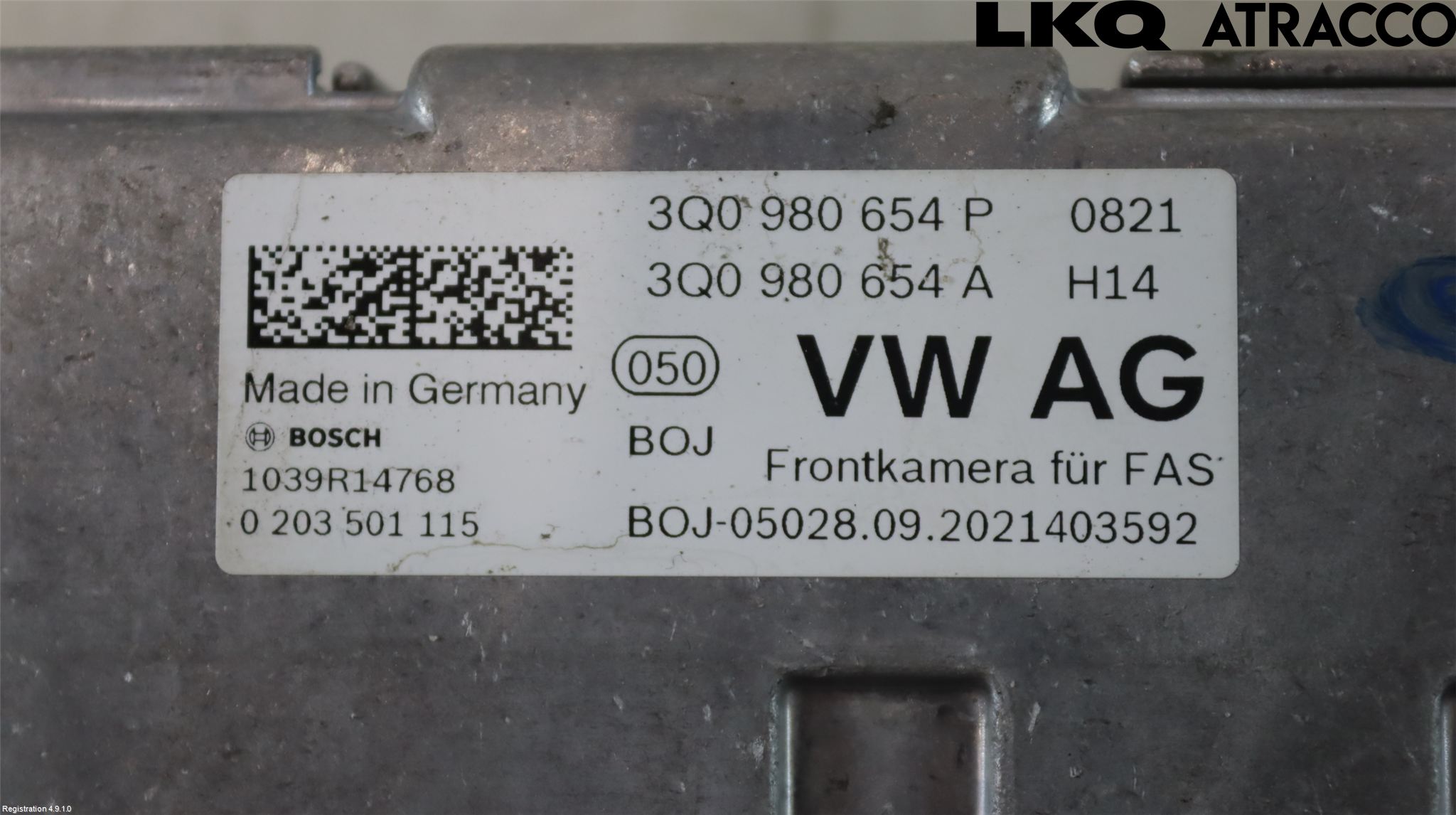 Volkswagen VW UP! / E-UP! Parkeringshjälp Kamera