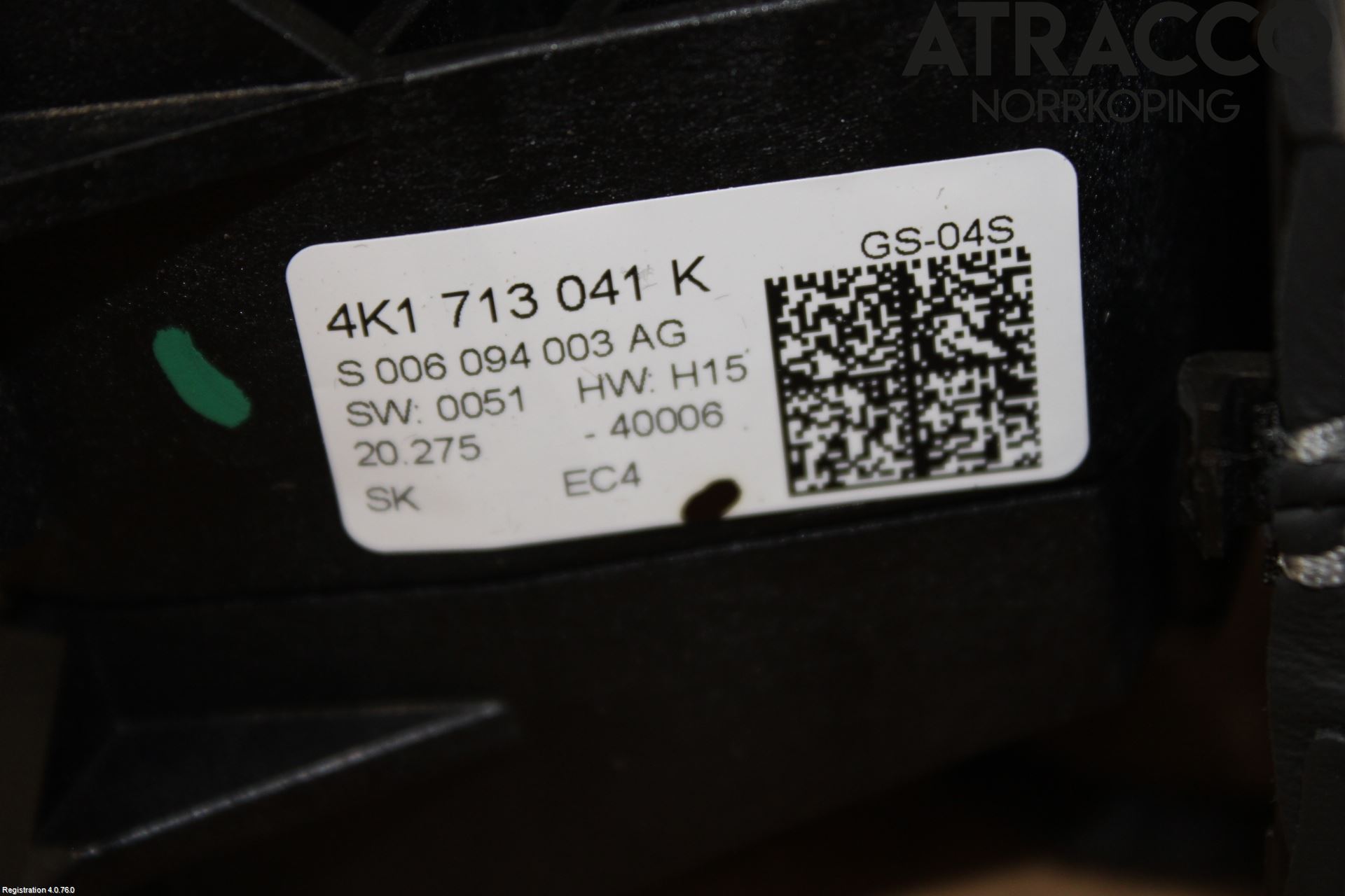 Audi A6 F2/C8 19- Växelspak