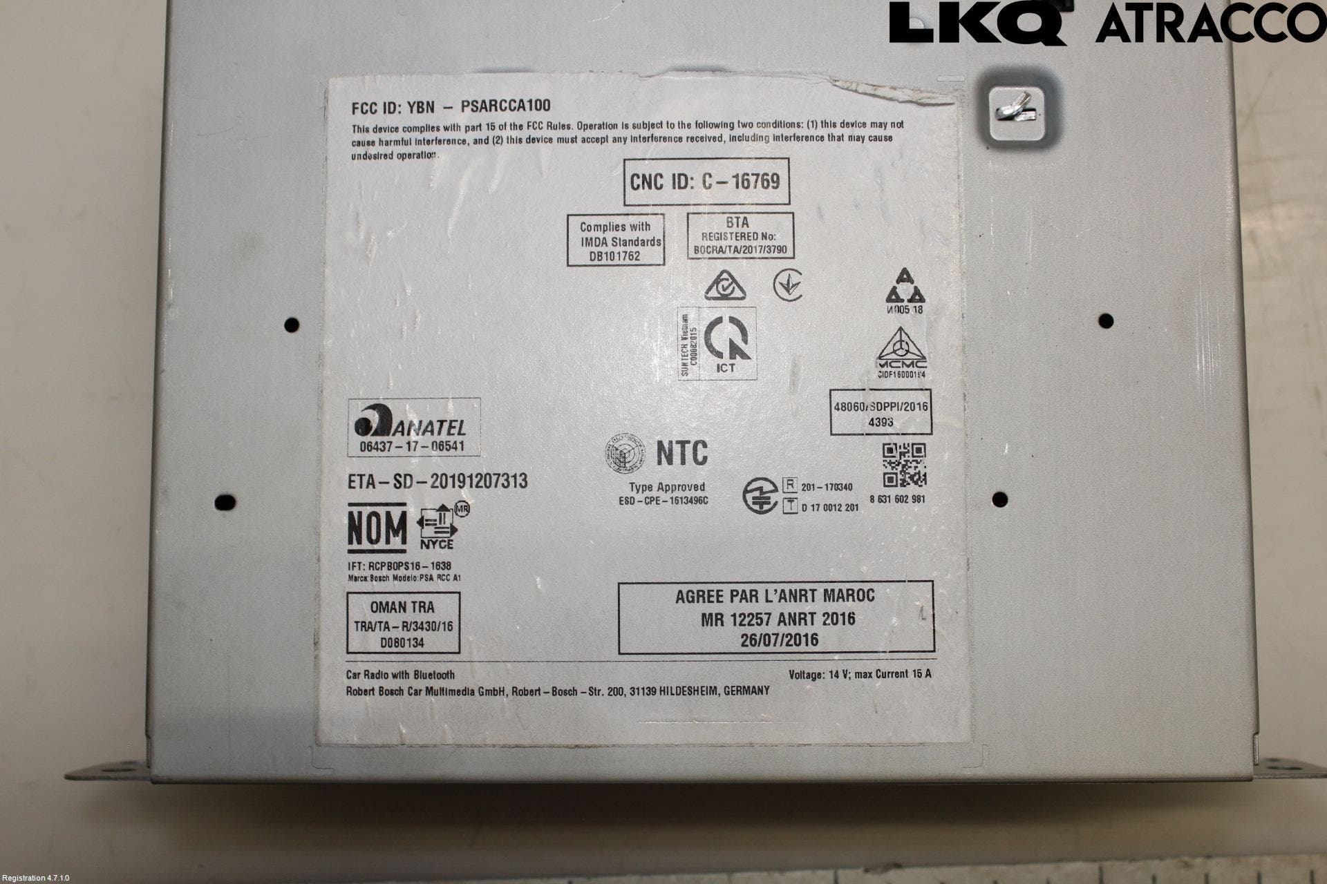 Opel CORSA F, CORSA-E 20- Cd Radio - Multimediapanel