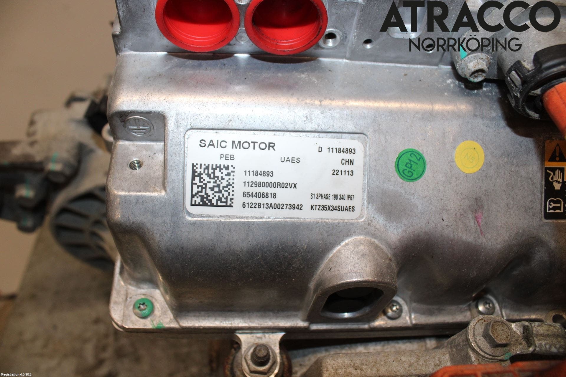 MG MARVEL R 22- Motor Elektrisk Bak