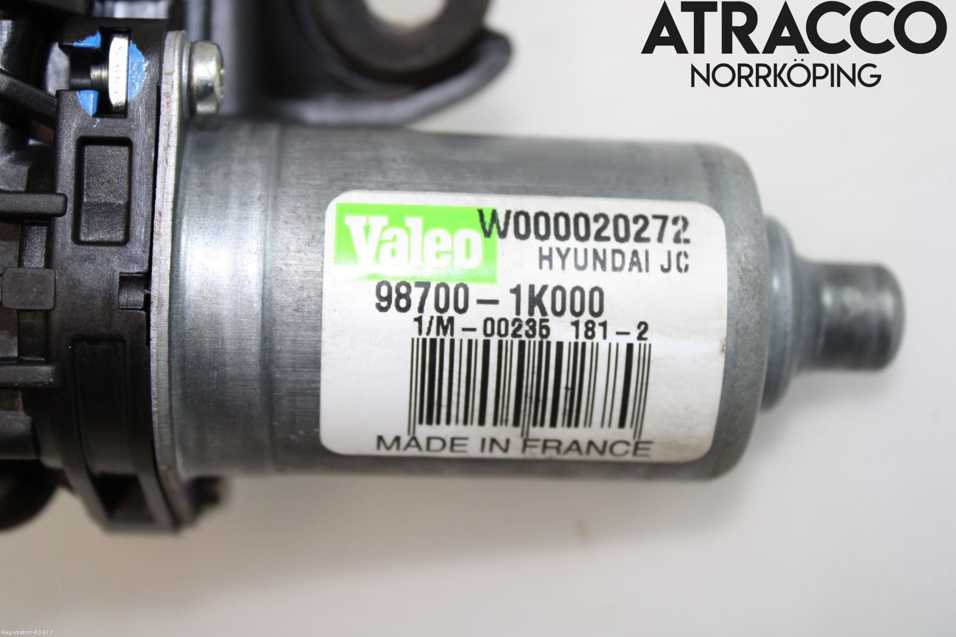 Hyundai ix20 Torkarmotor Baklucka