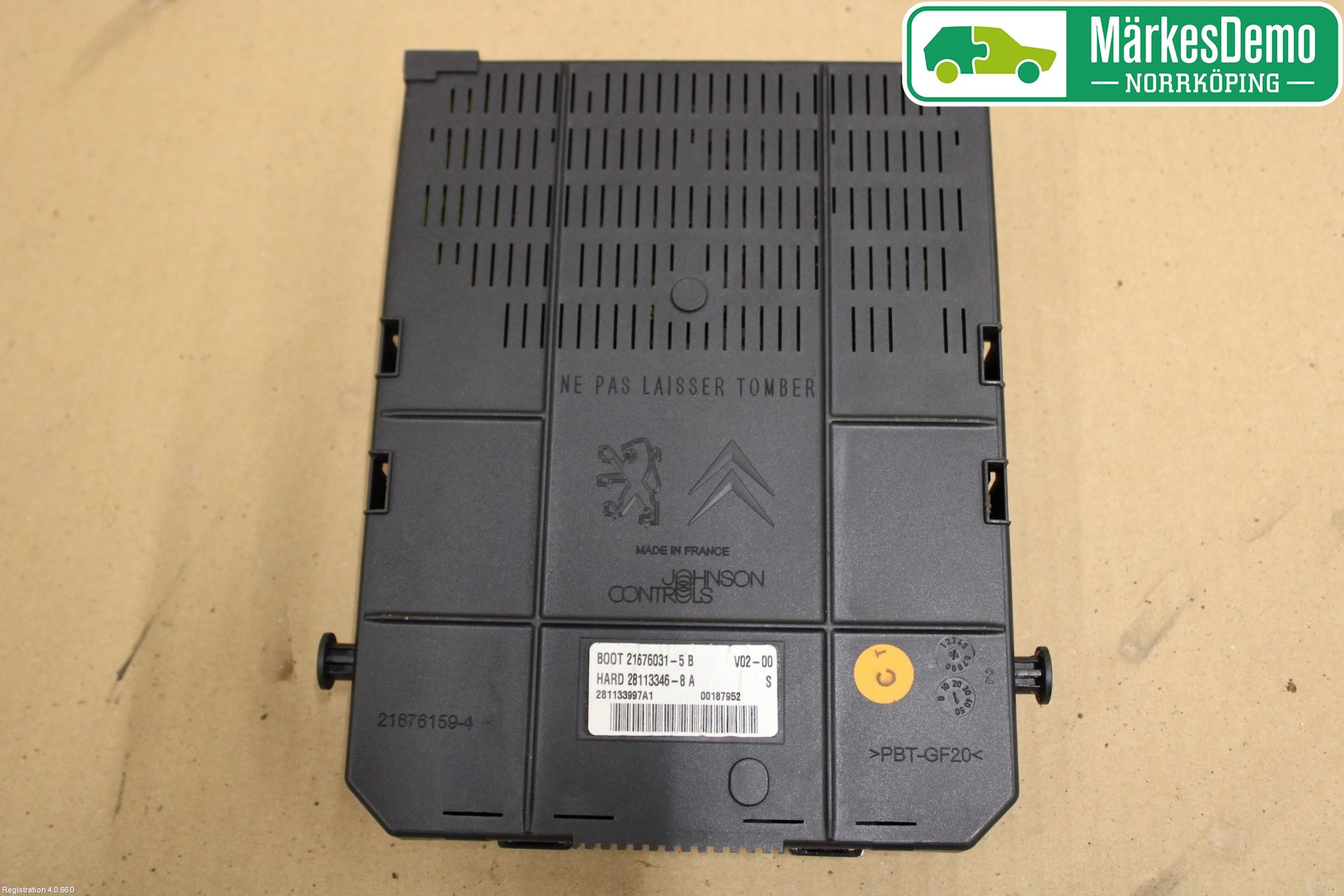 Citroen C5     05-08 Säkringsdosa-Elcentral