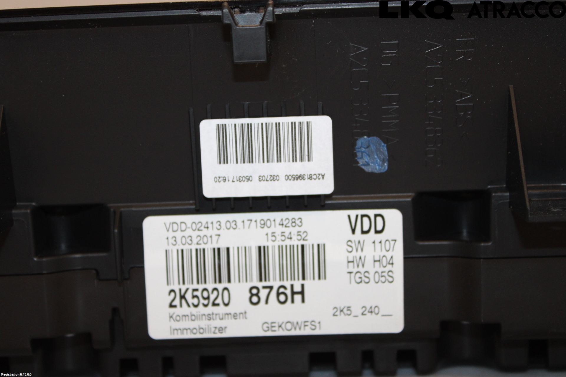 Volkswagen VW CADDY 16-20 Instrument Komb