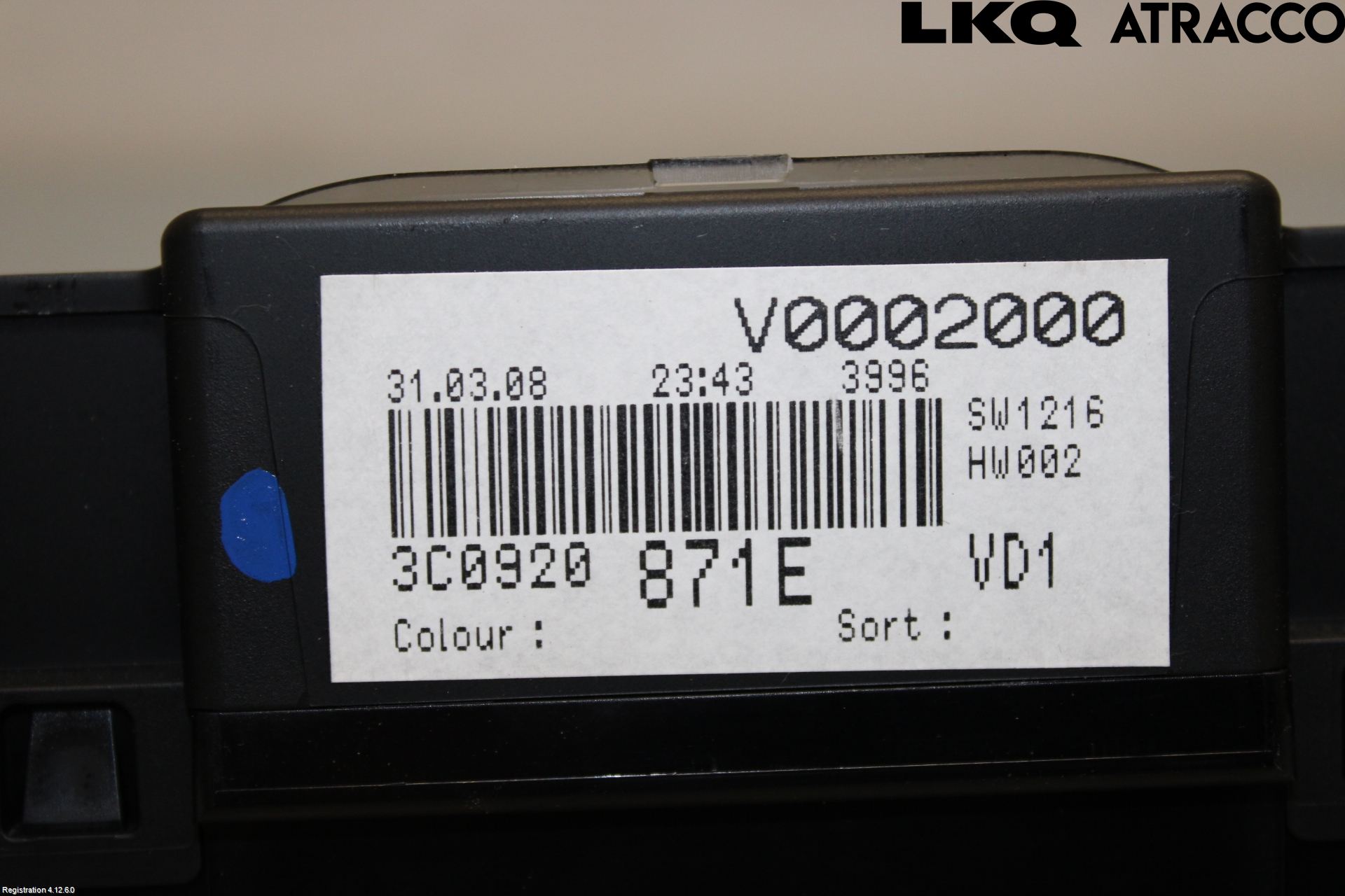 Volkswagen VW PASSAT 05-11 Instrument Komb