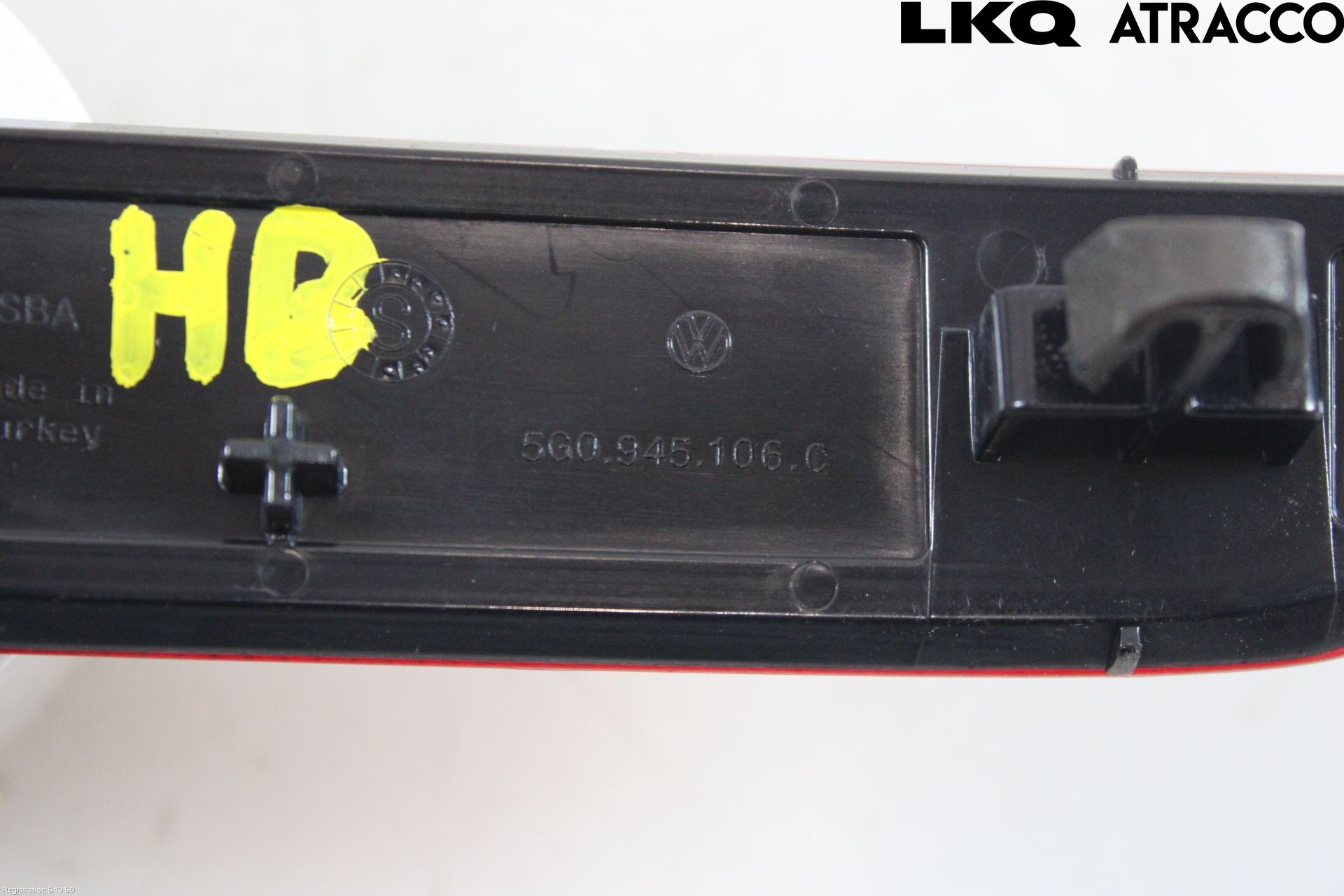 Volkswagen VW GOLF / E-GOLF VII 13-20 Dimljus/Reflex Bak
