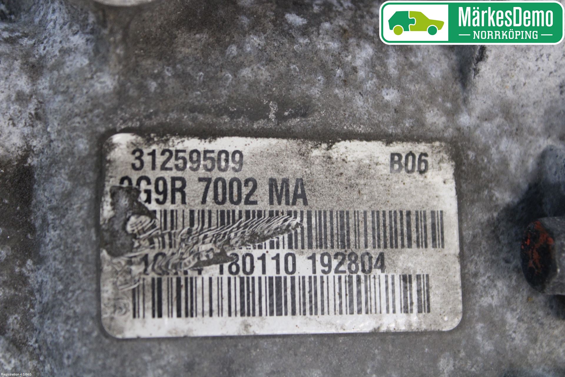 Volvo V70 08-13 Växellåda Man 6 Vxl