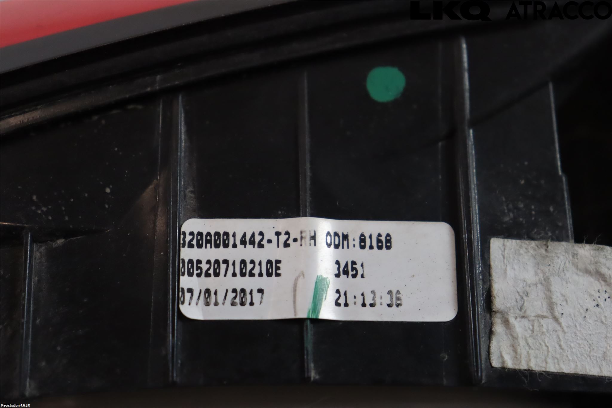 Fiat TIPO/CROSS 16- Bakljus Lucka Hö