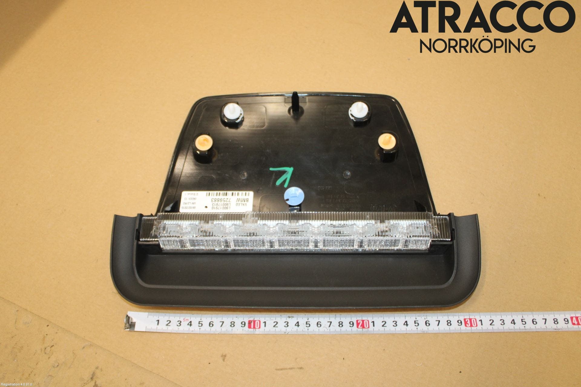 BMW 3 F30/F31/F80 12-19 Bromsljus Bakruta