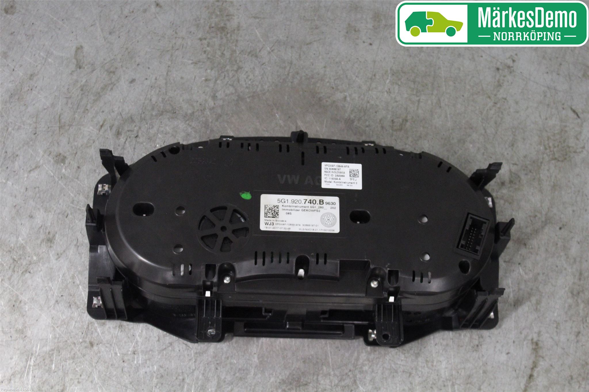 Volkswagen VW GOLF / E-GOLF VII 13-20 Instrument Komb