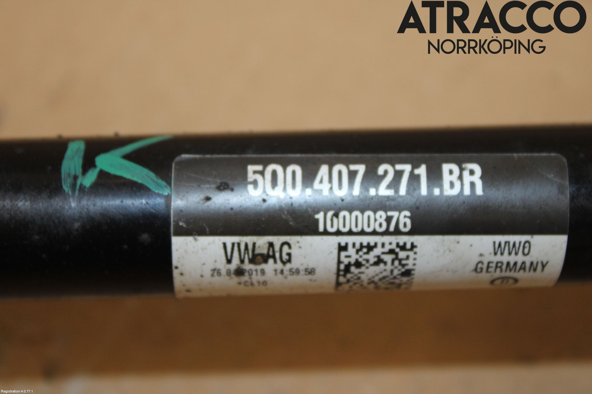 Skoda OCTAVIA (NX) 20- Drivaxel Fram Vänster