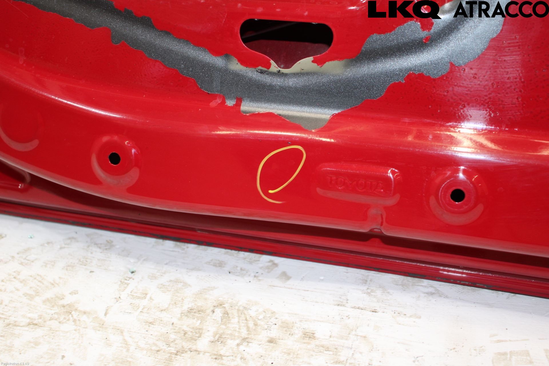 Toyota COROLLA VERSO 08-09 Dörr Bak Vänster