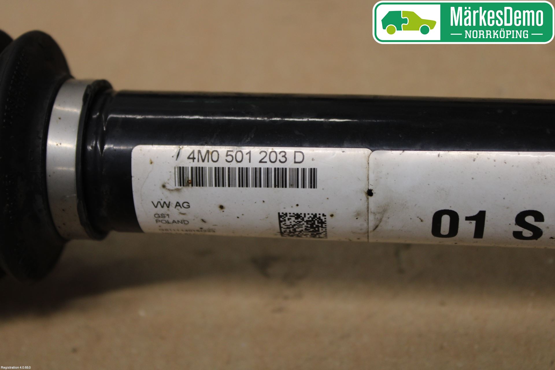 Audi Q7/SQ7 Drivaxel Bak Höger