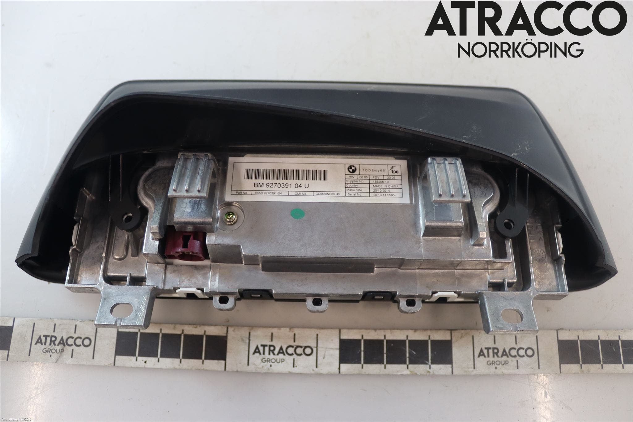 BMW 1 F20/F21 11-19 Bildskärm