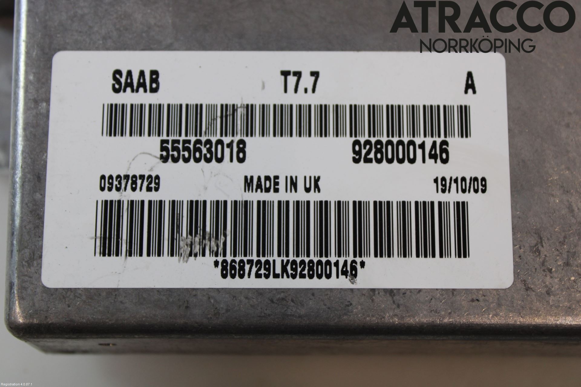 Saab 9-5     06-10 Styrenhet Insprut Bensin