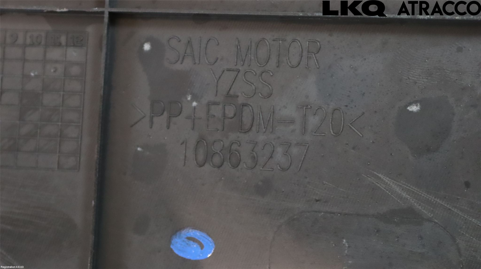 MG MARVEL R 22- Täckplast Front