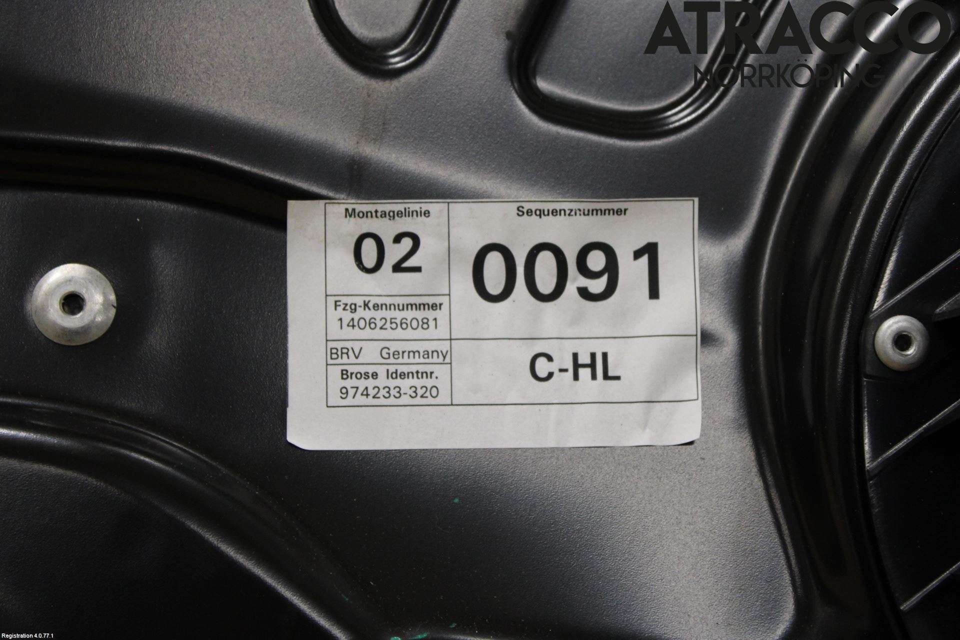 Volkswagen VW PASSAT 11-14 Fönsterhiss El Kompl