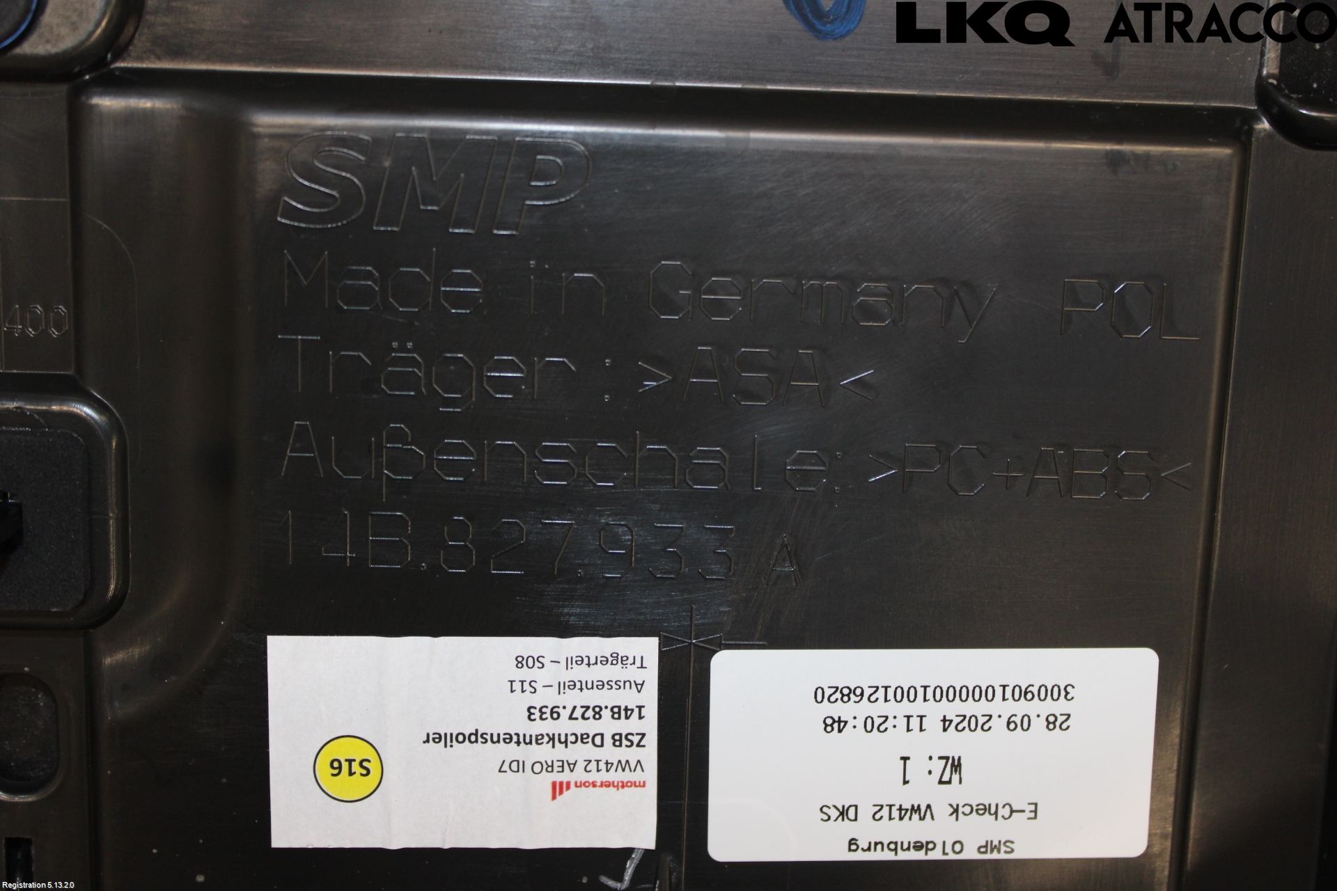 Volkswagen VW ID.7/TOURER 24- Spoiler Baklucka