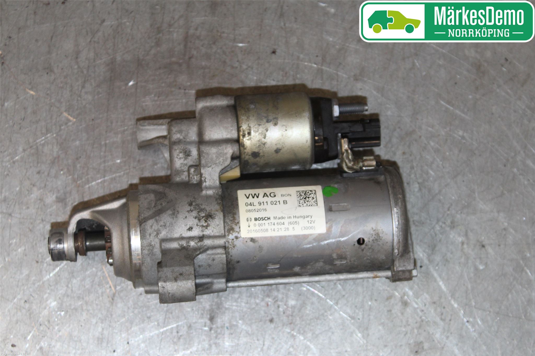 Audi A4/S4 B9 16-19 Startmotor Diesel