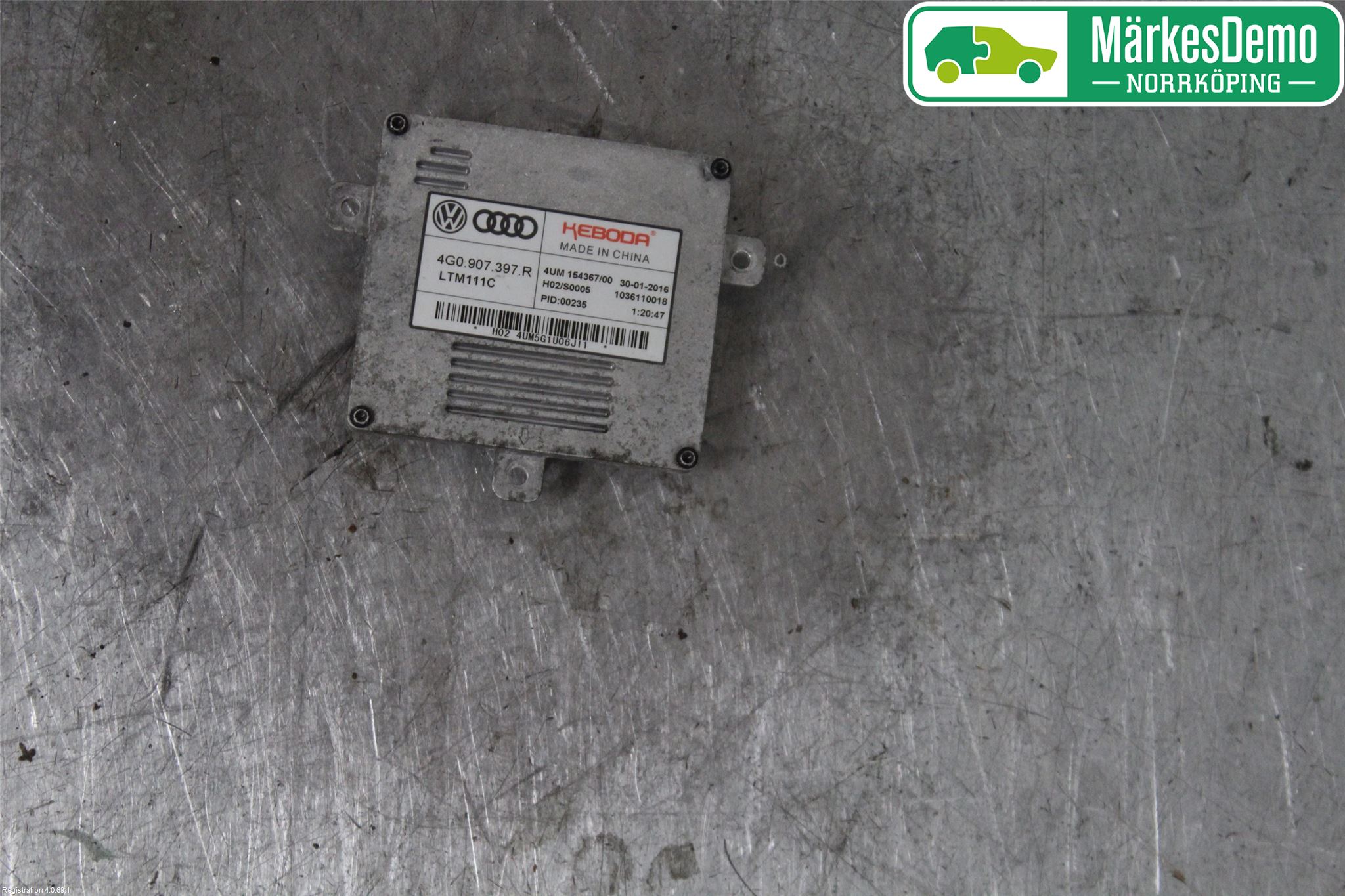 Audi A1/S1 11-18 Styrenhet Strålkastare