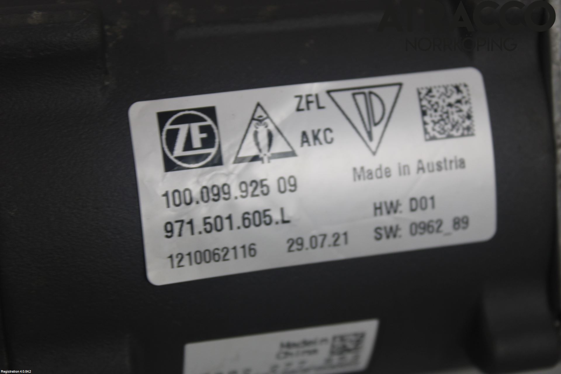 Audi E-TRON GT FW 21- Styrväxel Bak