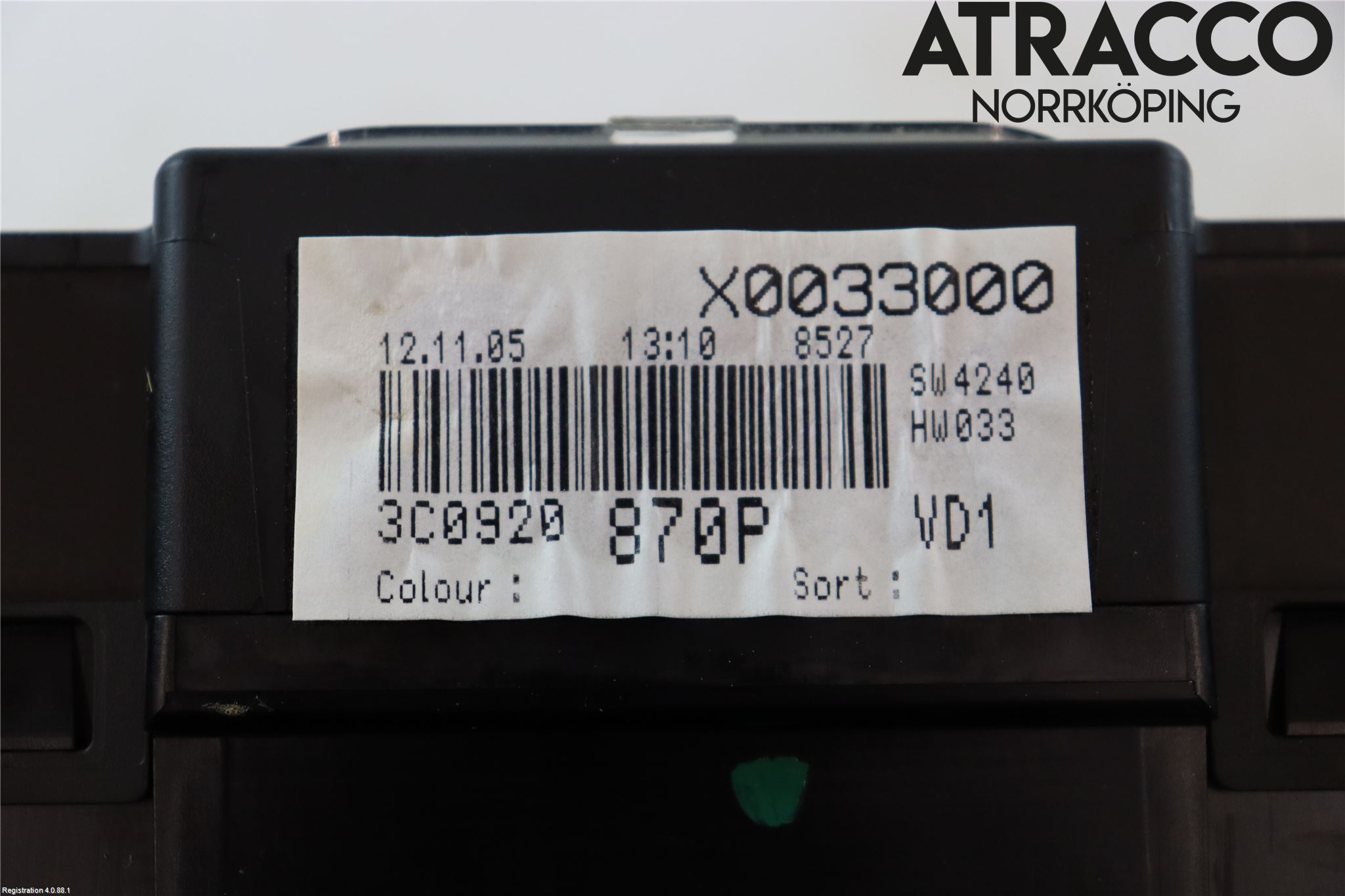 Volkswagen VW PASSAT 05-11 Instrument Komb