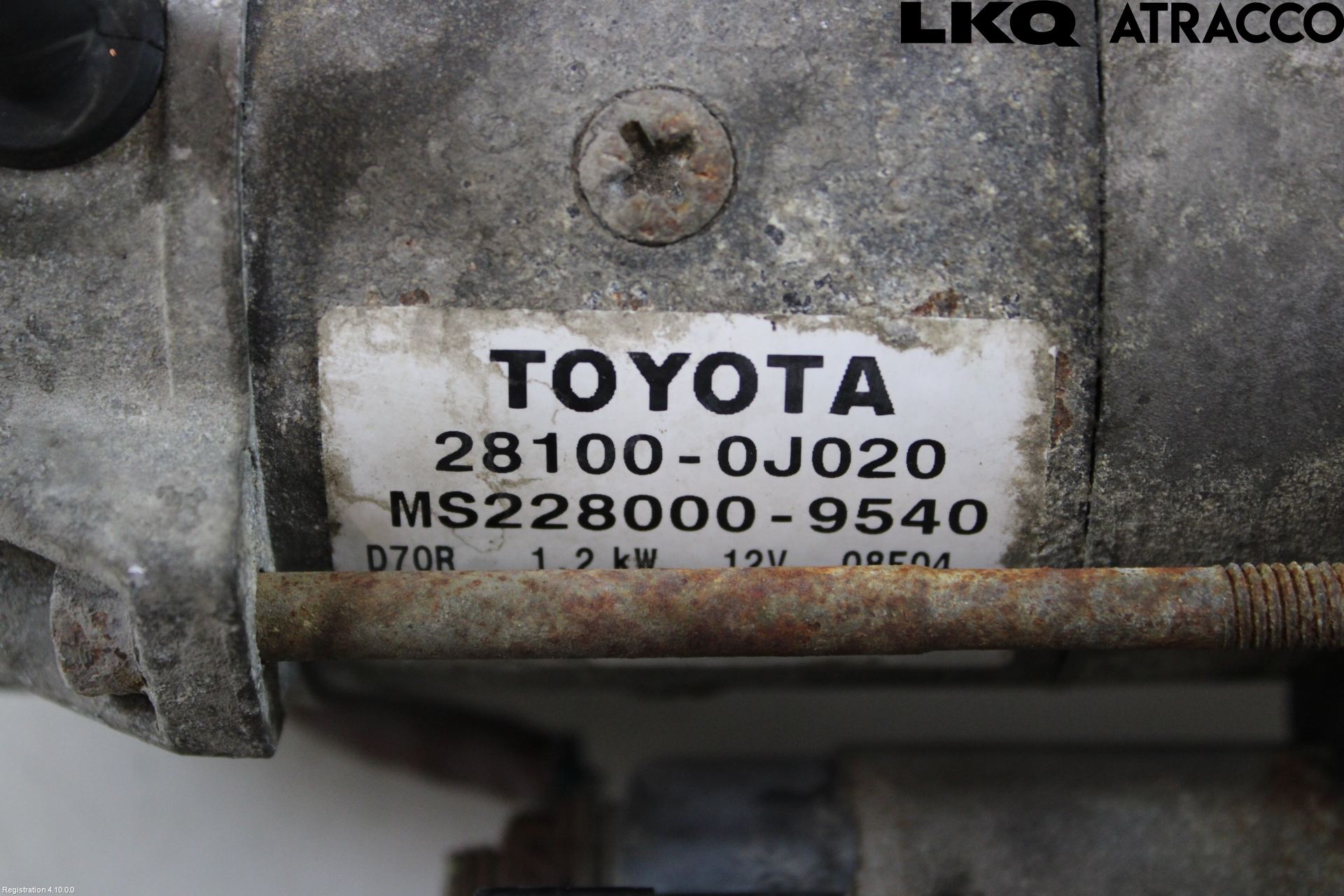 Toyota YARIS P1 99-03 Startmotor