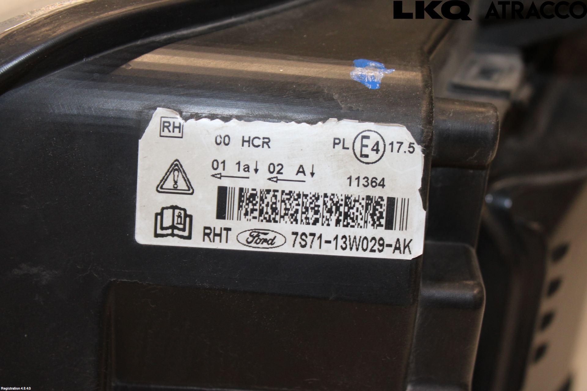 Ford MONDEO 07-15 Strålkastare Höger