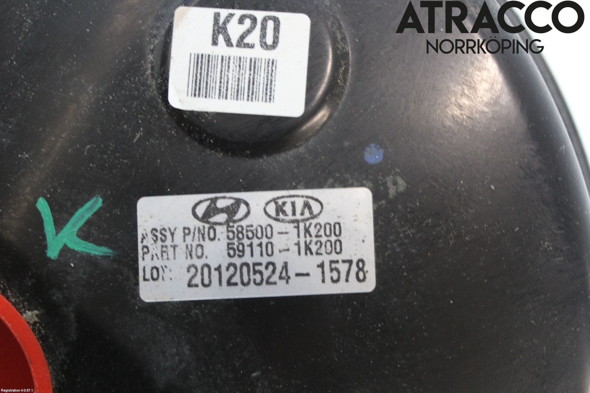 Hyundai ix20 Bromsservo