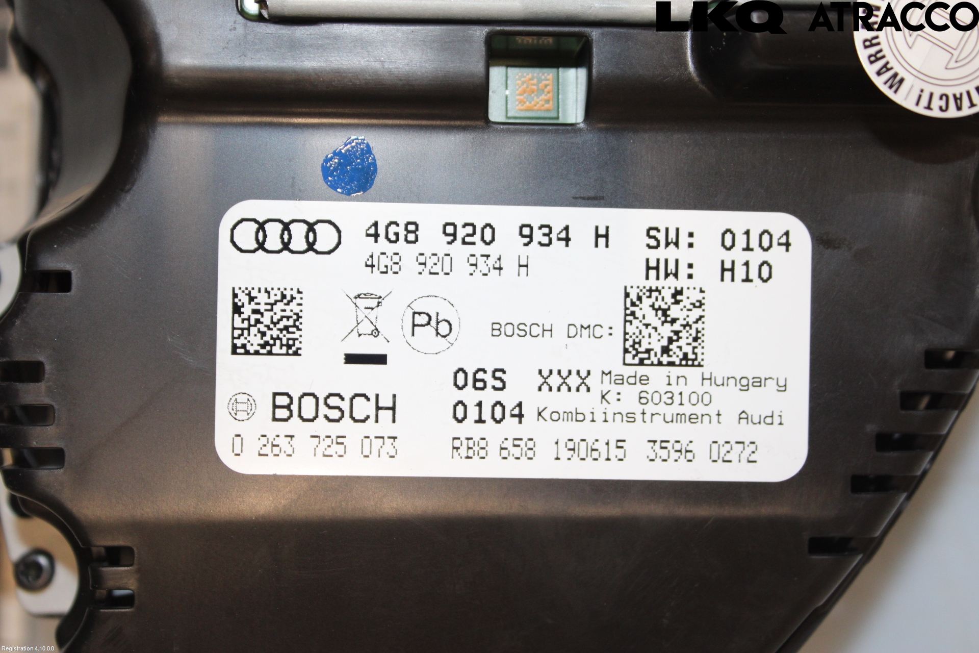 Audi A6/S6 4G 11-18 Instrument Komb