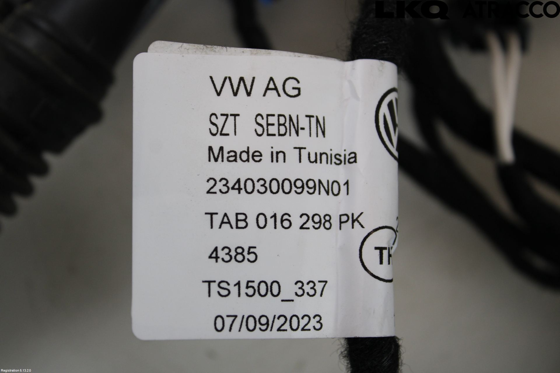 Volkswagen VW ID.7/TOURER 24- Kabelhärva