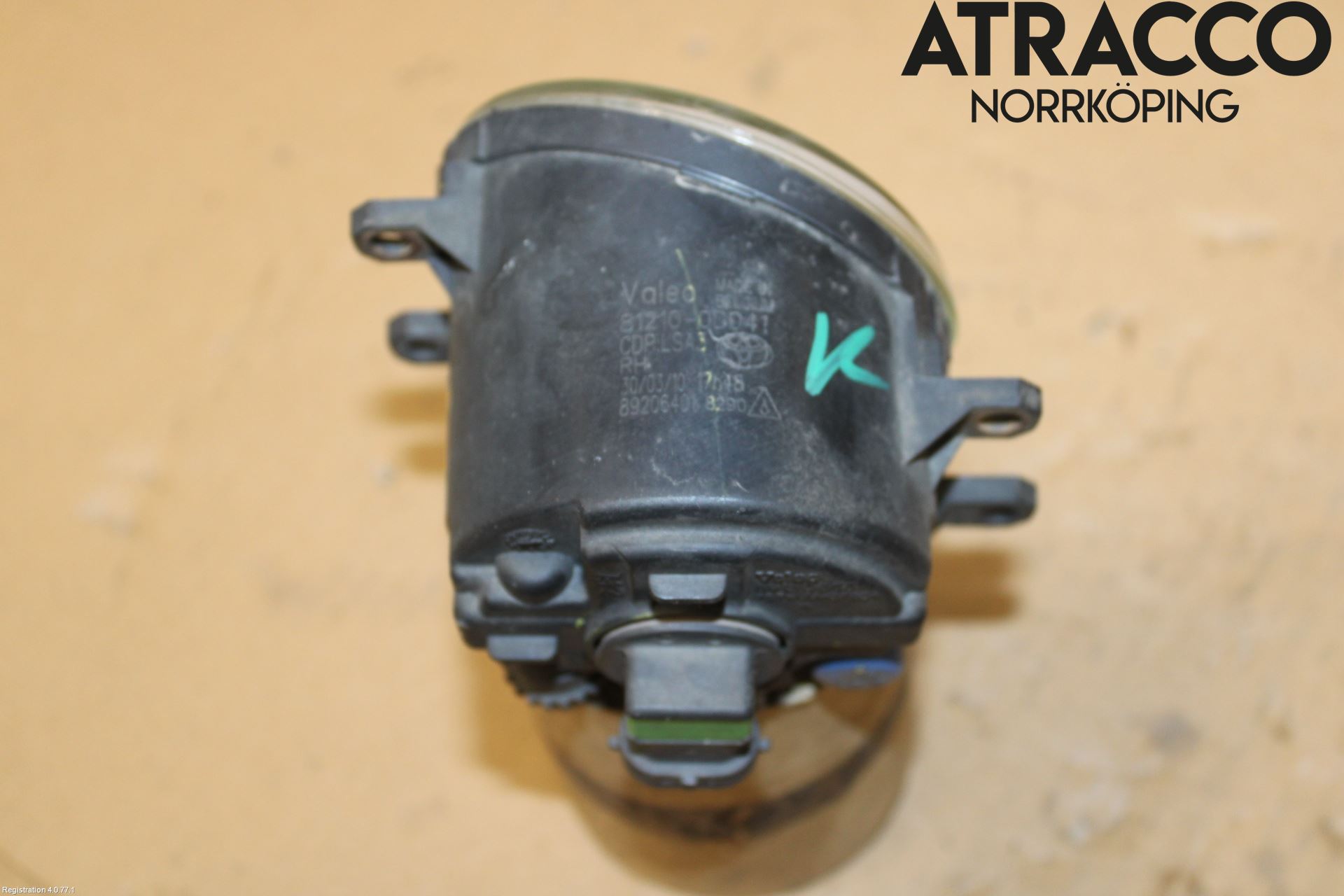 Toyota YARIS XP90 06-11 Dimljus-Varselljus Fram