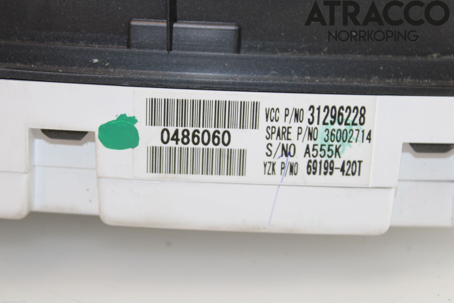 Volvo V50 08-12 Instrument Komb