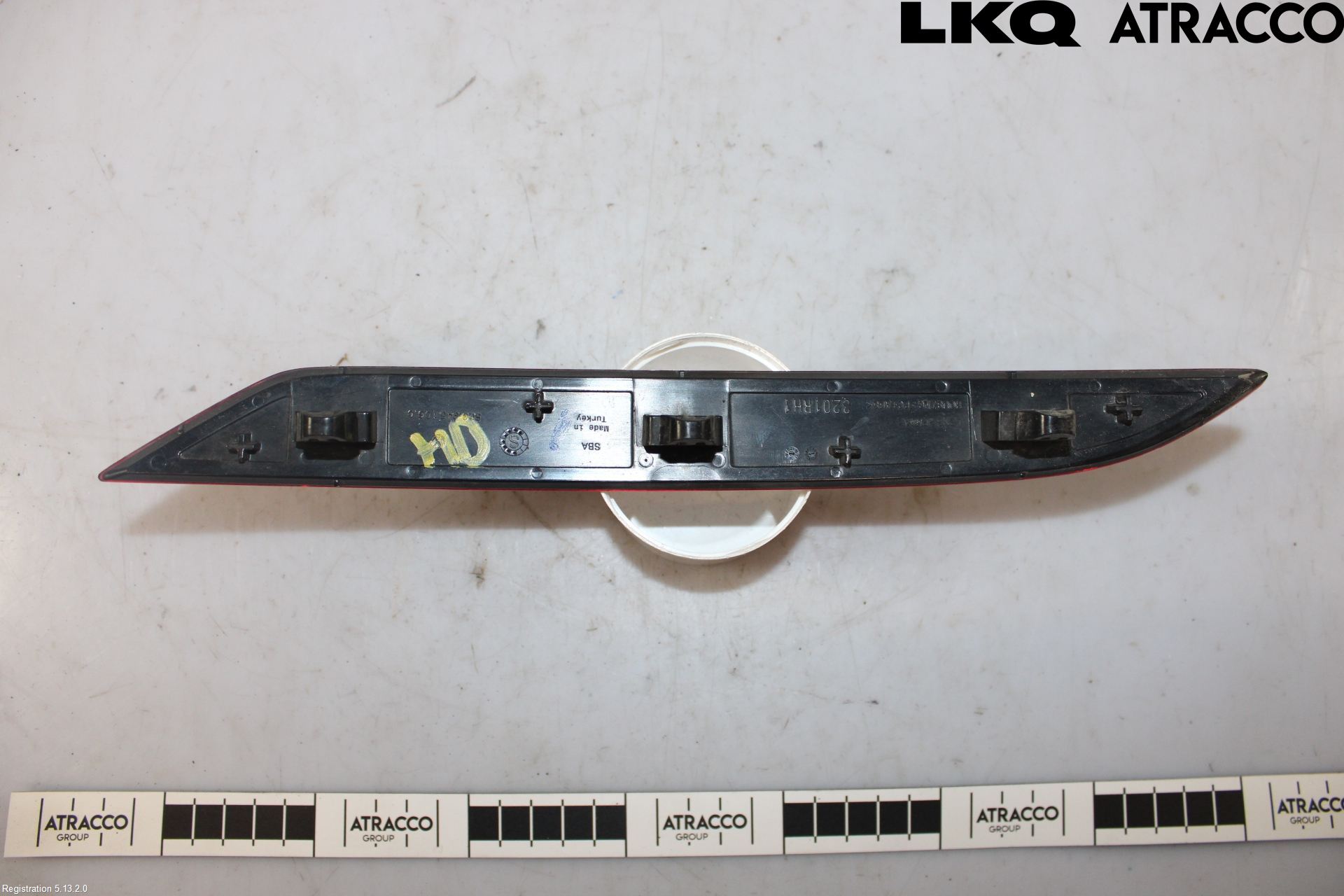 Volkswagen VW GOLF / E-GOLF VII 13-20 Dimljus/Reflex Bak