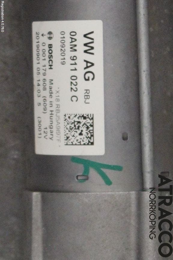 Skoda OCTAVIA (NX) 20- Startmotor