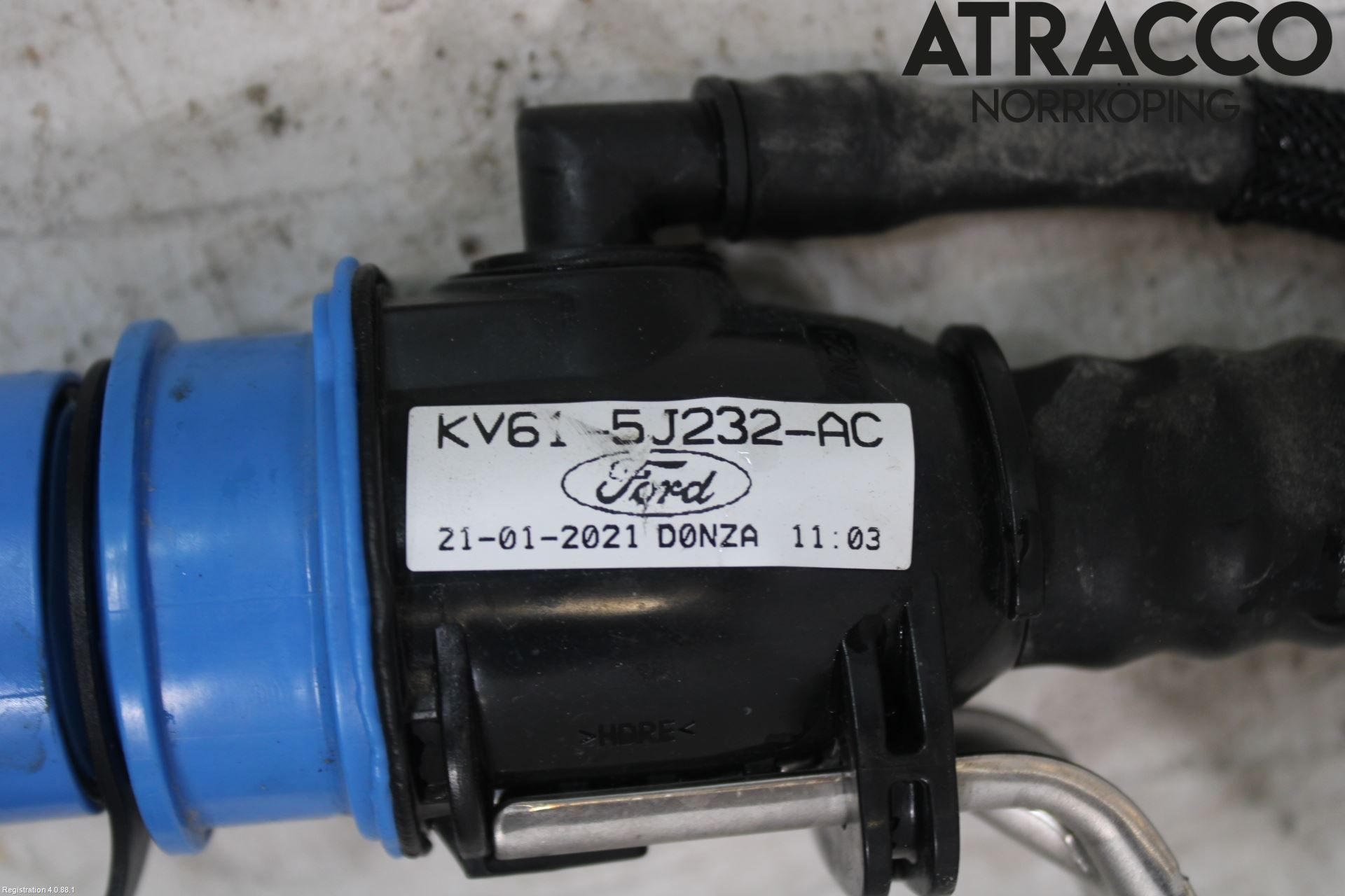 Ford TRANSIT/TOURNEO CONNECT 13-22 Bränslepåfyllnrör-Slang