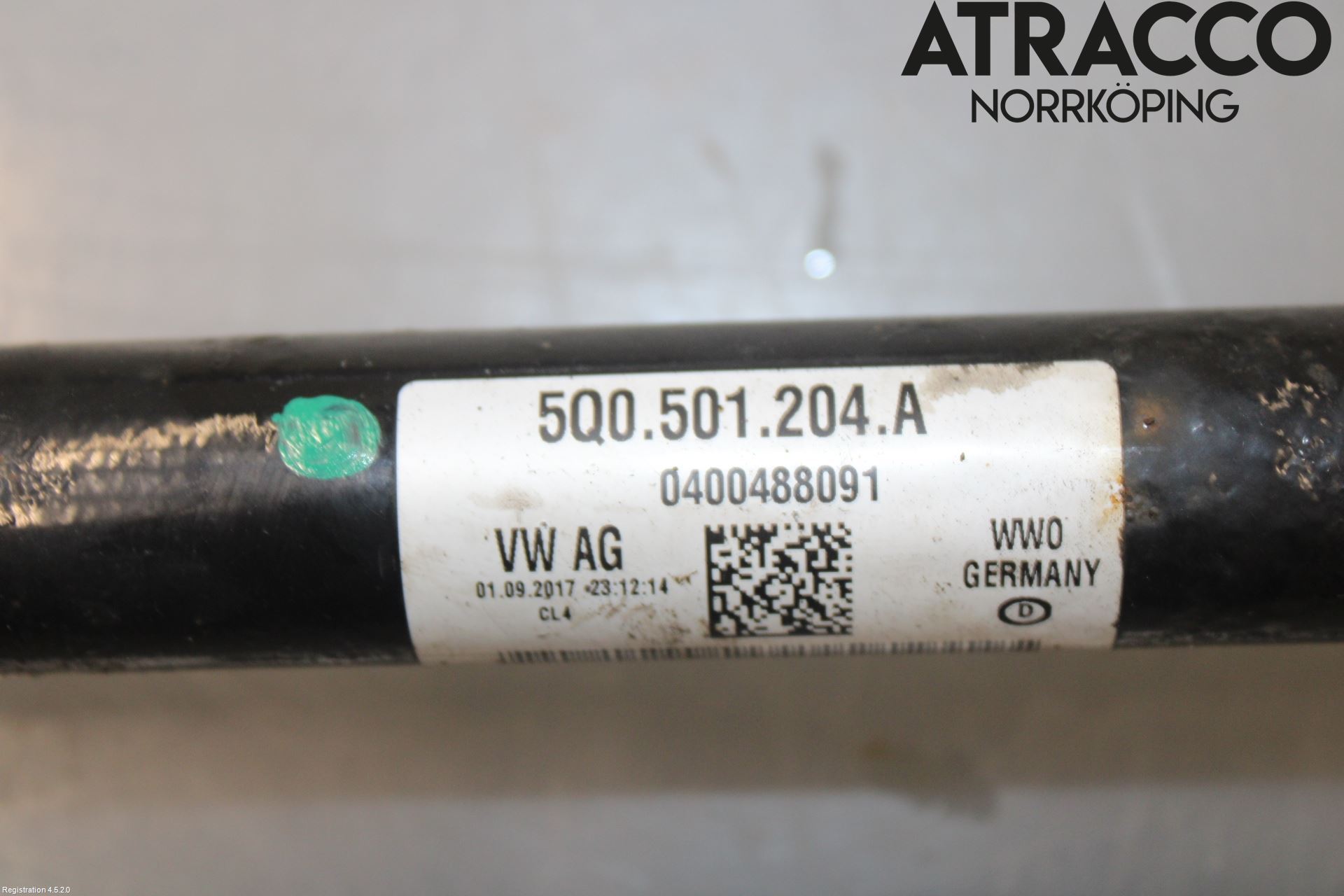 Audi A3/S3 8V 13-20 Drivaxel Bak Höger