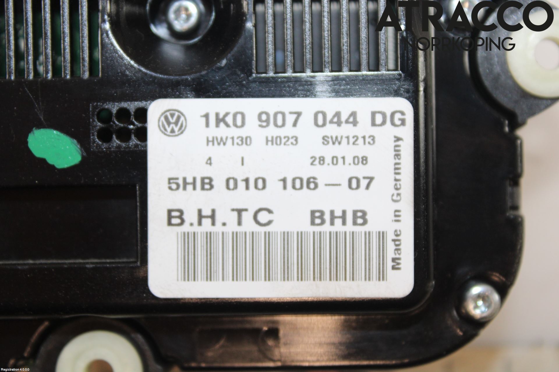 Volkswagen VW GOLF V 04-09 Värmereglage