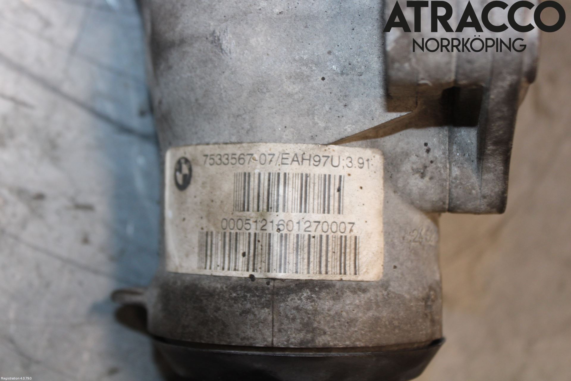 BMW 5 E60/61 Sed/Tou 02-10 Framvagn Diffrential